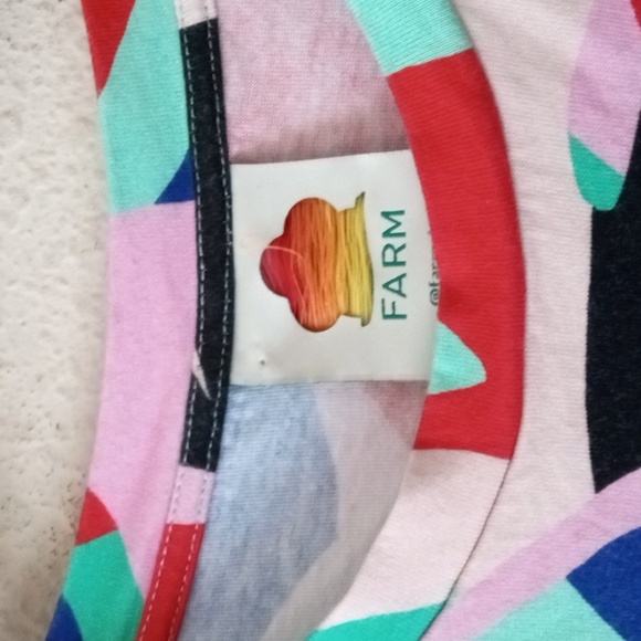 FARM Rio Colorful Abstract Midi Dress - Picture 4 of 11